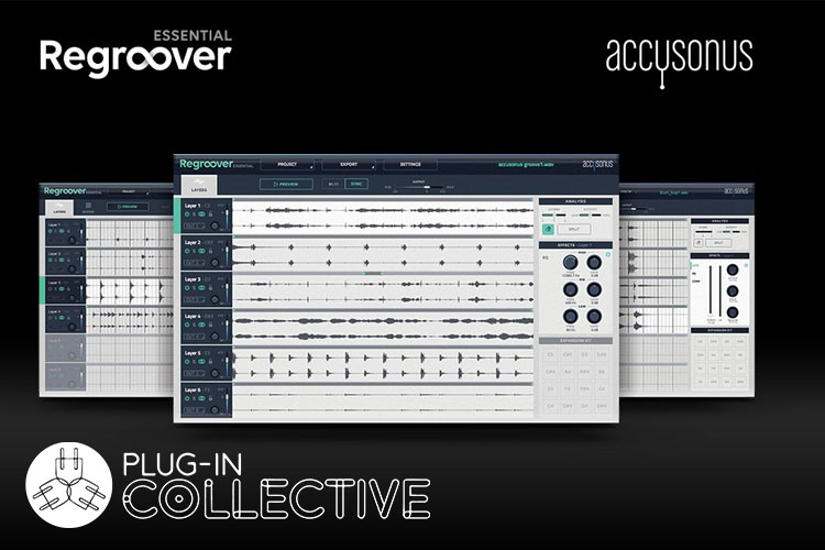 Wrześniowy Plugin Collective skierowany jest do osób poszukujących, twórczego i szybkiego tworzenia przebiegów perkusyjnych. Regroover Essential jest wielokrotnie nagradzanym, unikalnym plug-inem i twórczym narzędziem, które może przekształcić pętle i próbki perkusyjne w nowe groove'y.