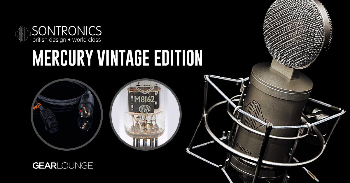 Sontronics Mercury Vintage Edition lampowy mikrofon pojemnościowy