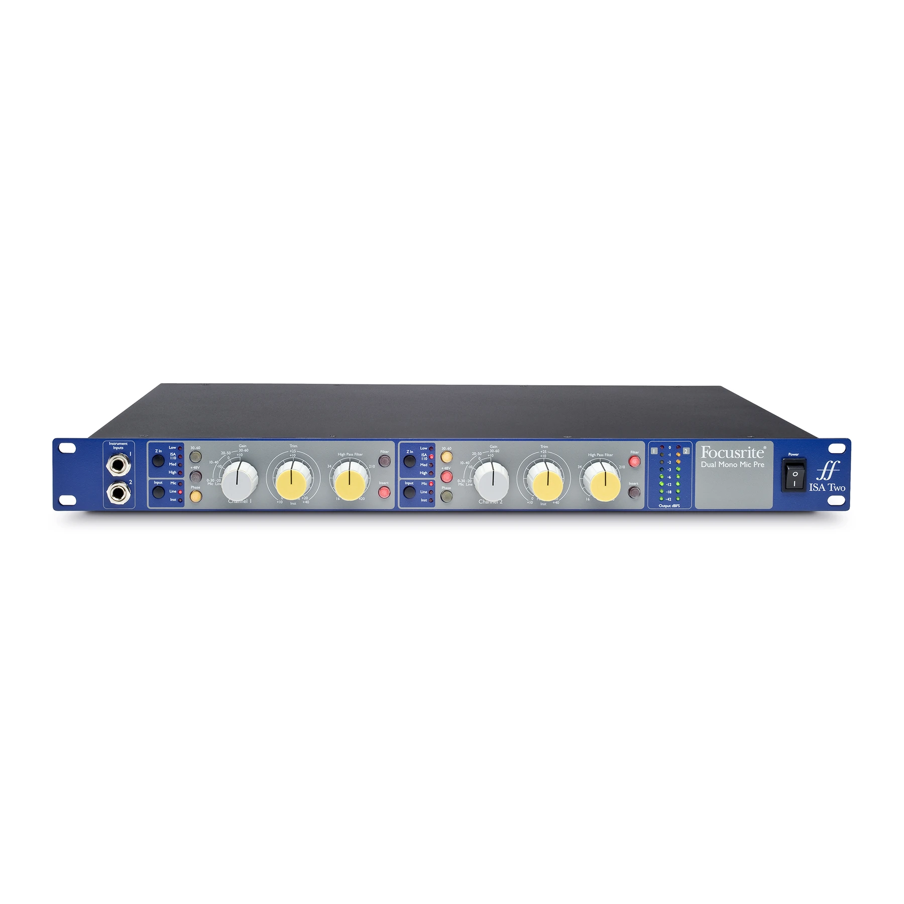Focusrite ISA Two elevated front