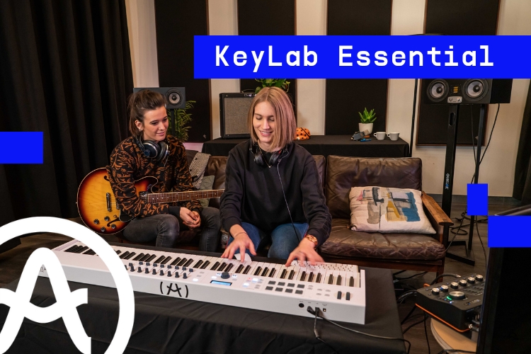 Arturia KeyLab Essential to seria niedrogich, kompletnych klawiatur MIDI. Idealna na start!