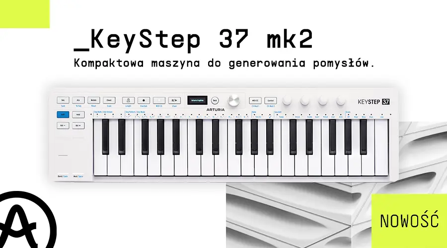 Arturia KeyStep 37 mk2 - kompaktowa maszyna do generowania pomysłów