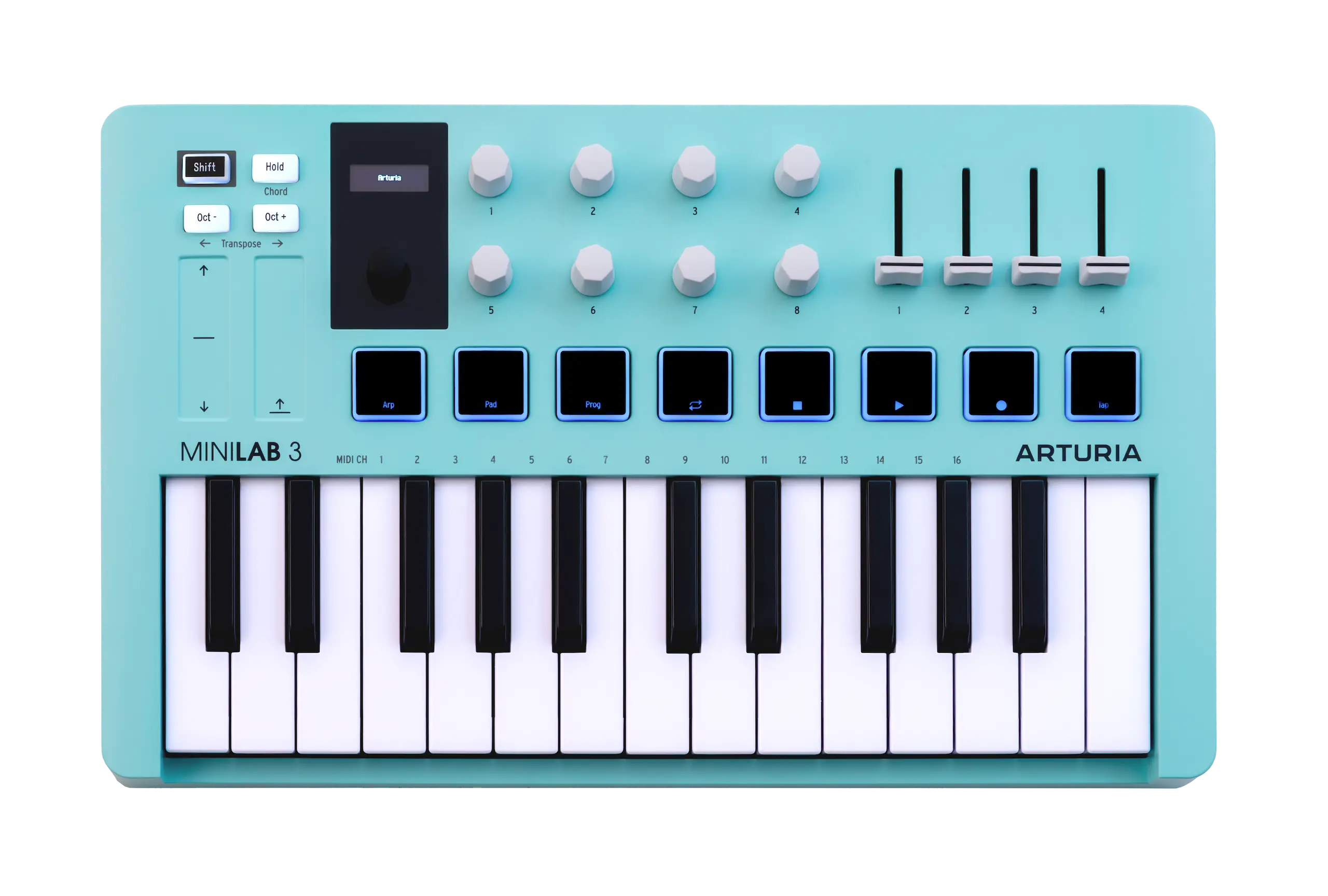 Arturia MiniLab 3 Aquamarine