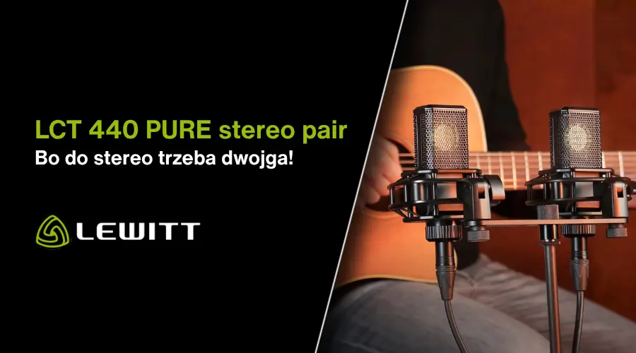 LEWITT LCT 440 PURE stereo pair - bo do stereo trzeba dwojga!