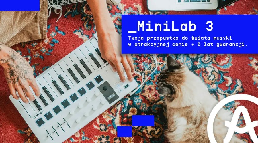 Arturia MiniLab 3 - Twoja przepustka do świata muzyki w atrakcyjnej cenie + 5 lat gwarancji