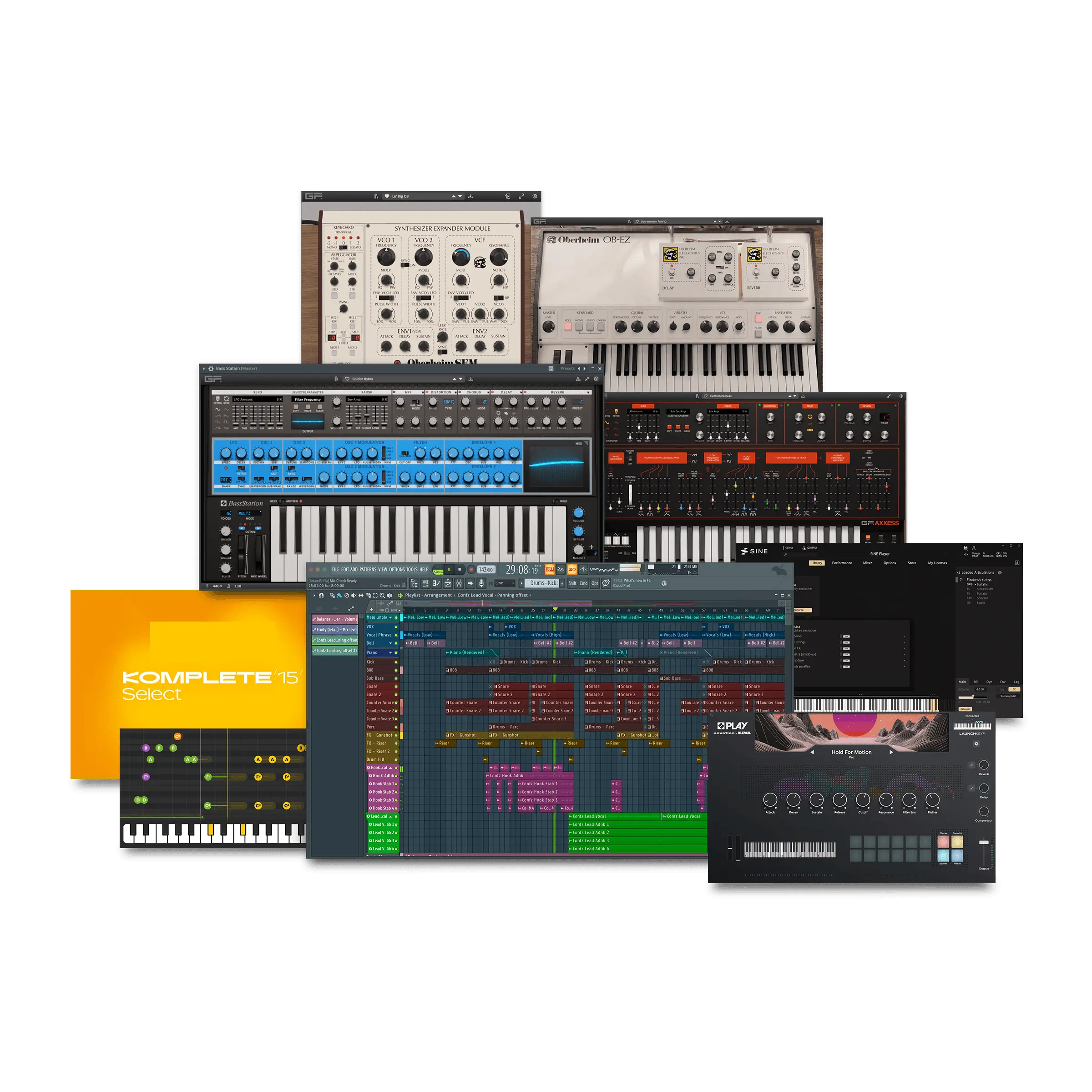 Novation FLkey 2 dołączone oprogramowanie