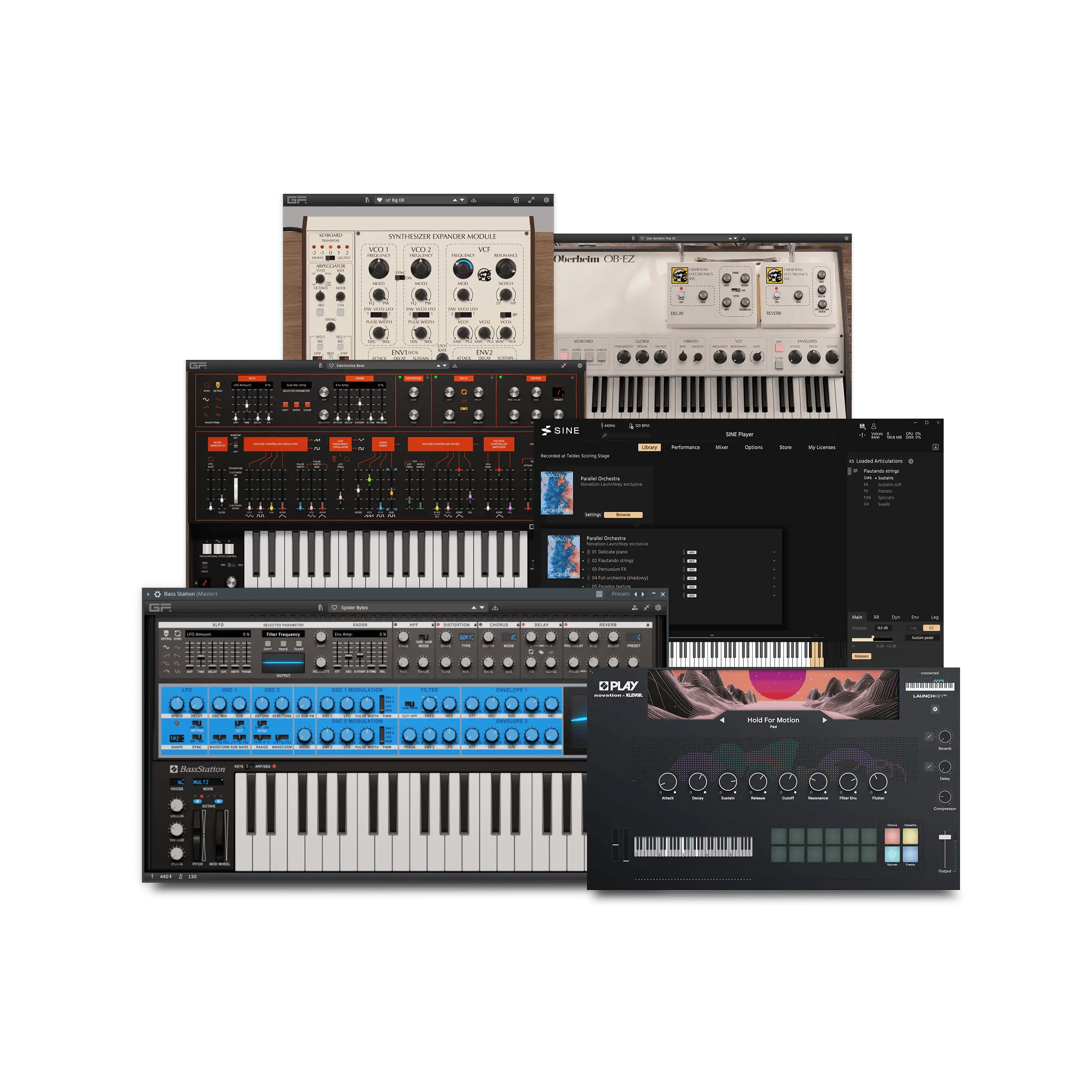 Novation FLkey 2 dołączone oprogramowanie