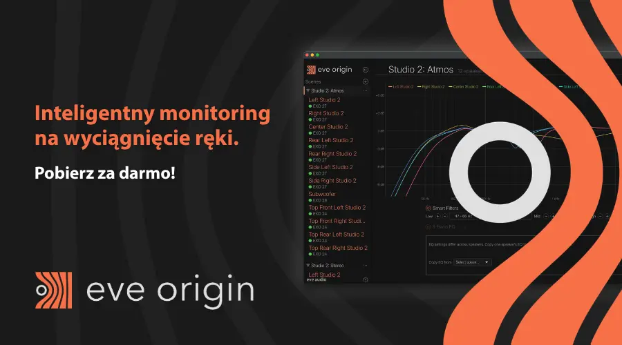 EVE Audio - EVE Origin inteligentny monitoring na wyciągnięcie ręki