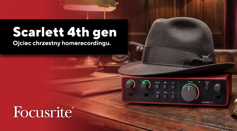 Focusrite Scarlett 4th gen - Ojciec chrzestny homerecordingu