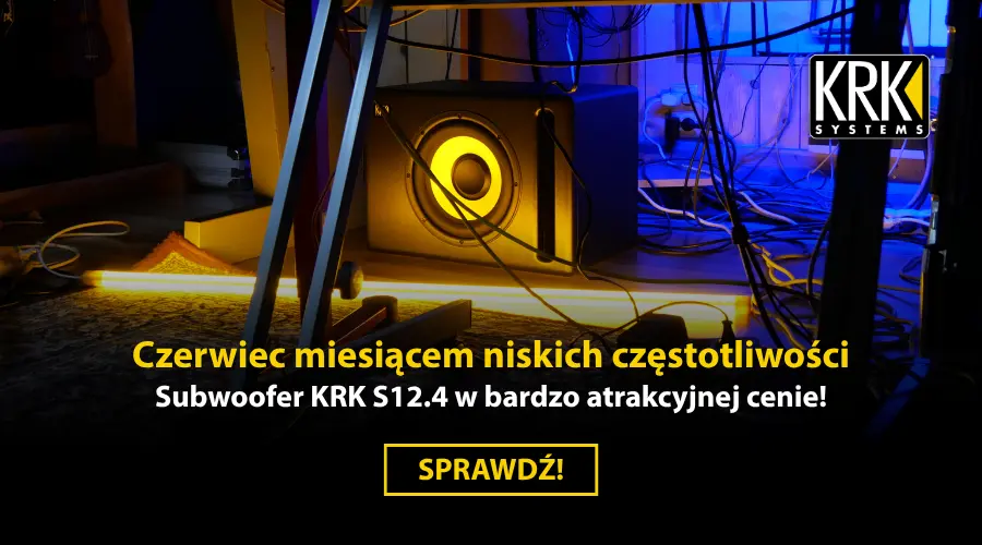 KRK S12.4 w mega niskiej cenie - czerwiec miesiącem niskich częstotliwości