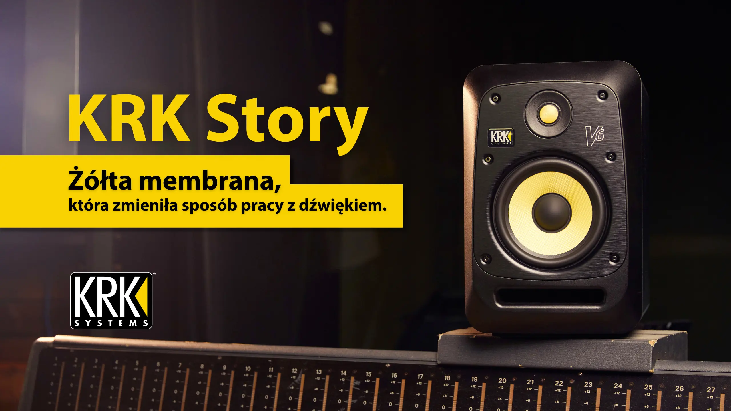 KRK Story. Żółta membrana, która zmieniła sposób pracy z dźwiękiem