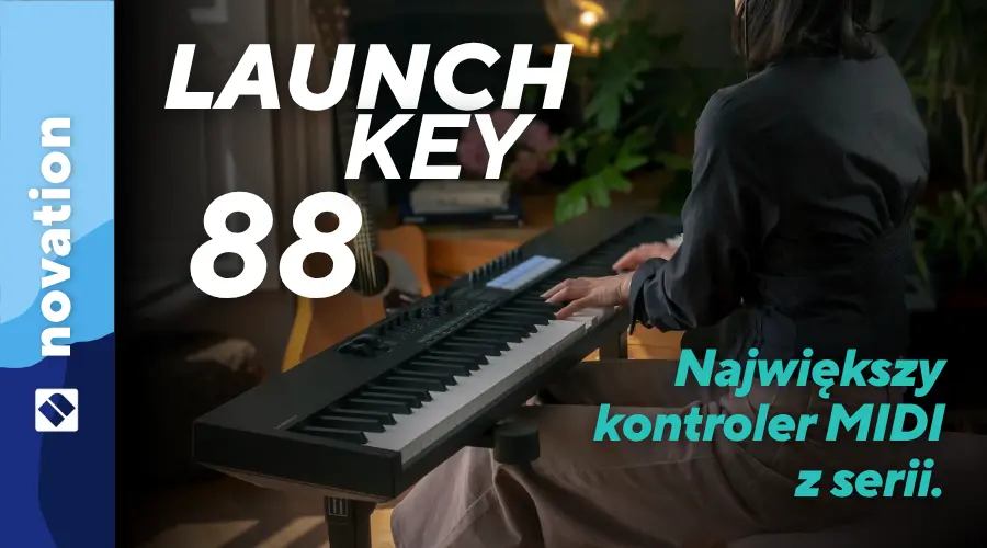 Novation Launchkey 88 Mk4 - największy kontroler MIDI z serii Launchkey MK4