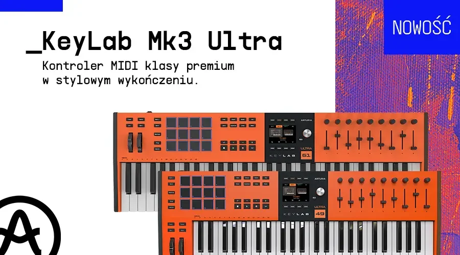 Arturia KeyLab Mk3 Ultra - kontroler MIDI klasy premium w stylowym wykończeniu