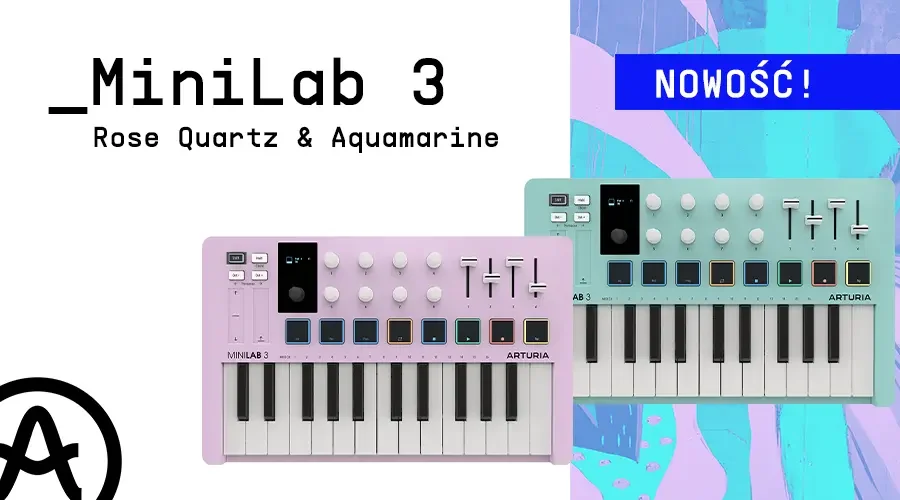 Arturia MiniLab 3 Rose Quartz i Aquamarine - premiera