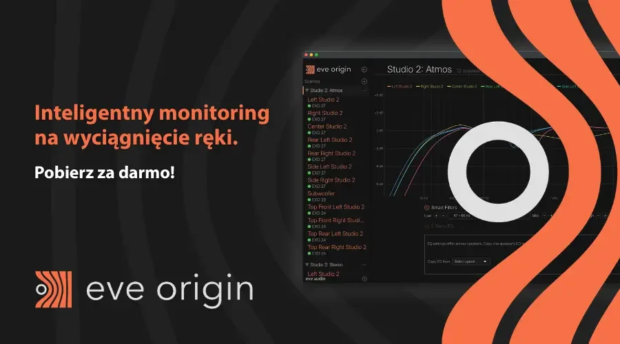 EVE Audio - EVE Origin inteligentny monitoring na wyciągnięcie ręki