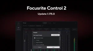 Focusrite Control 2 update 900x500