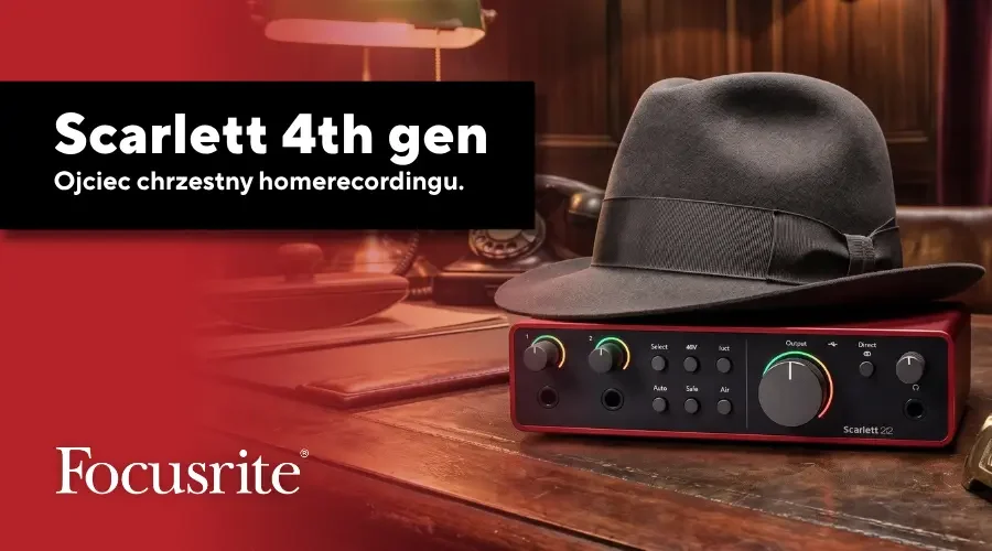 Focusrite Scarlett 4th gen - Ojciec chrzestny homerecordingu