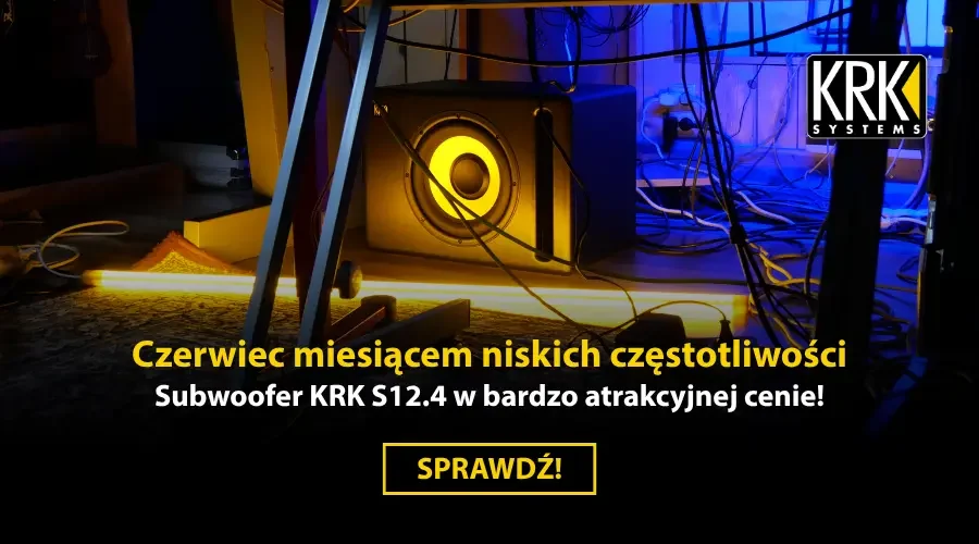 KRK S12.4 w mega niskiej cenie - czerwiec miesiącem niskich częstotliwości
