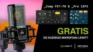 ARTURIA Comp FET-76 i Pre 1973 gratis do każdego mikrofonu LEWITT