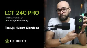 LEWITT LCT 240 PRO - mój nowy ulubiony mikrofon pojemnościowy – testuje Hubert Siembida