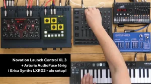 Novation Launch Control XL 3 + Arturia AudioFuse 16rig i Erica Synths LXR02 - ale setup! 900x500
