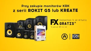 MEGA OKAZJA - DO KRK KREATE LUB KRK ROKIT G5, ARTURIA FX COLLECTION NA ROK GRATIS