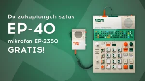 teenage engineering EP-40 - do zakupionych sztuk mikrofon EP-2350 GRATIS!